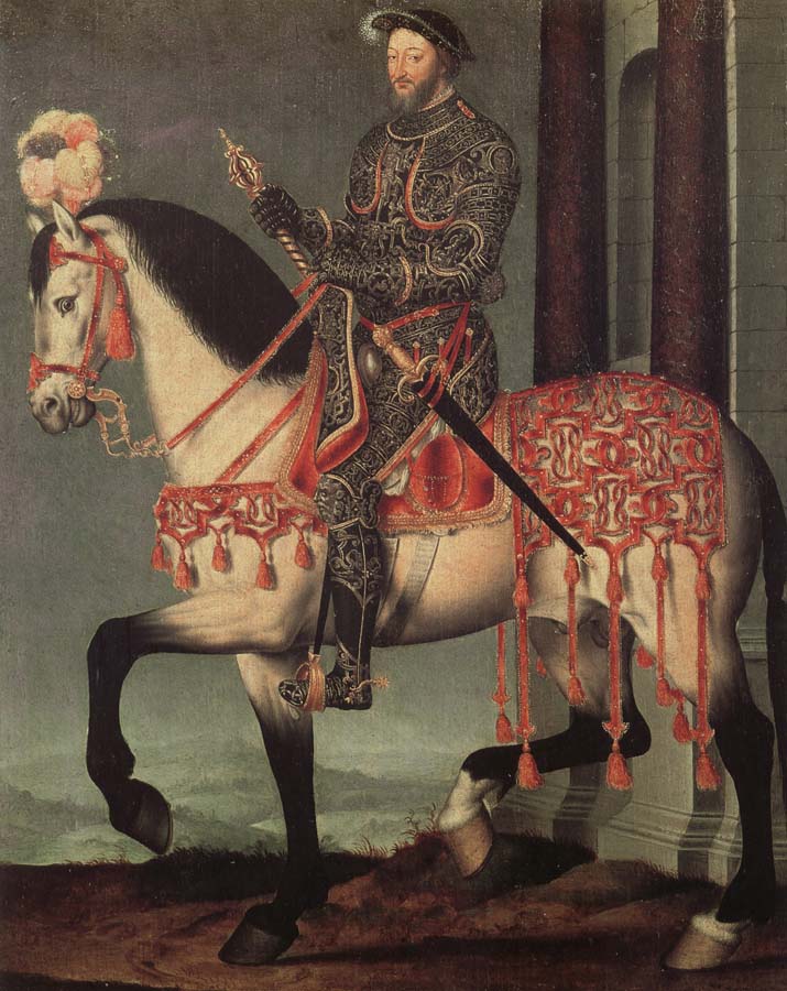 Franz i from France to horse